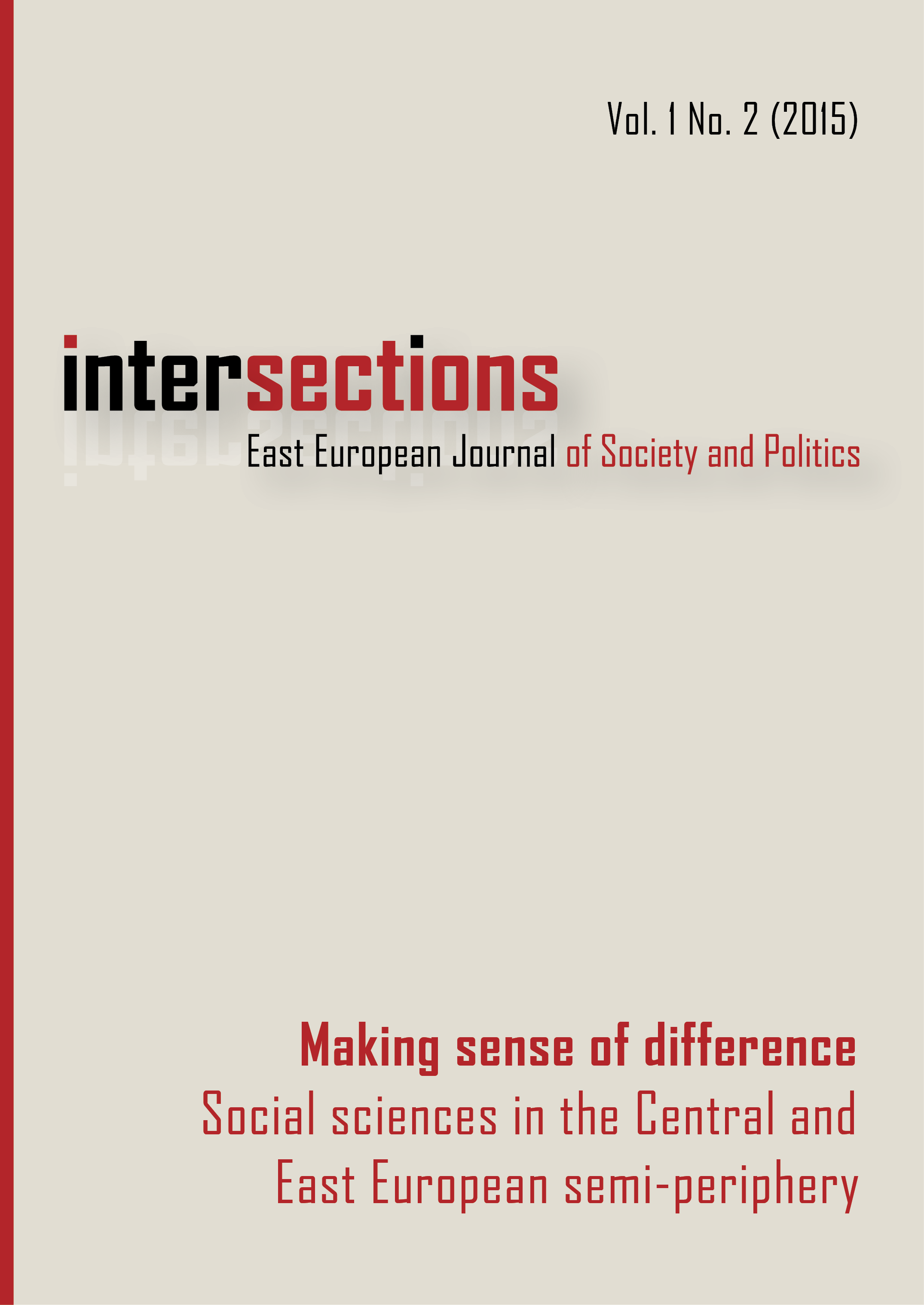 					View Vol. 1 No. 2 (2015): Making Sense of Difference
				