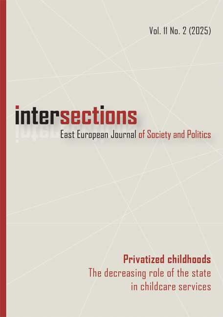 					View Vol. 11 No. 2 (2025): Privatized childhoods: The decreasing role of the state in childcare services
				