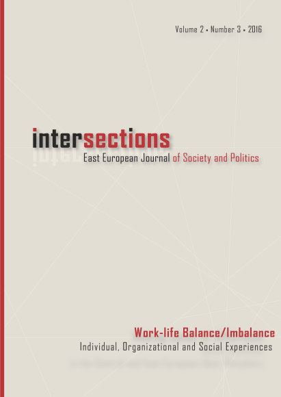 					View Vol. 2 No. 3 (2016): Work-life Balance/Imbalance: Individual, Organizational and Social Experiences
				